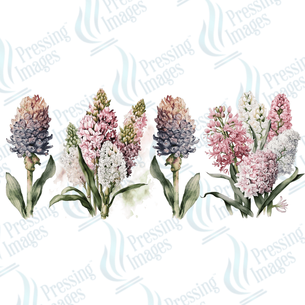 UVW 1350 Lilac floral - Pressing Images
