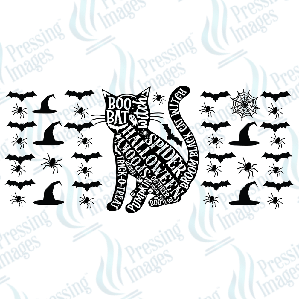 UVW 1360 Halloween cat - Pressing Images