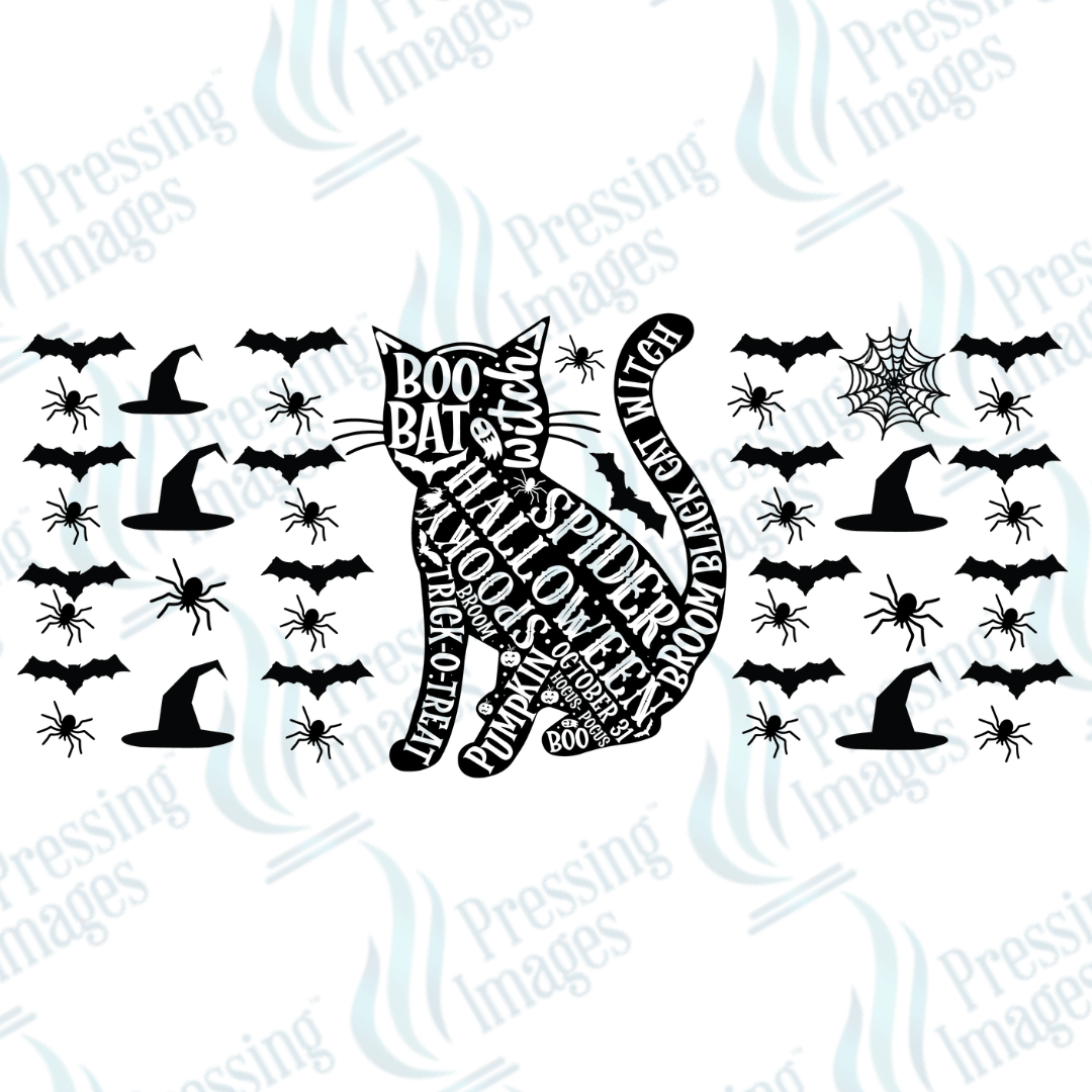 UVW 1360 Halloween cat - Pressing Images
