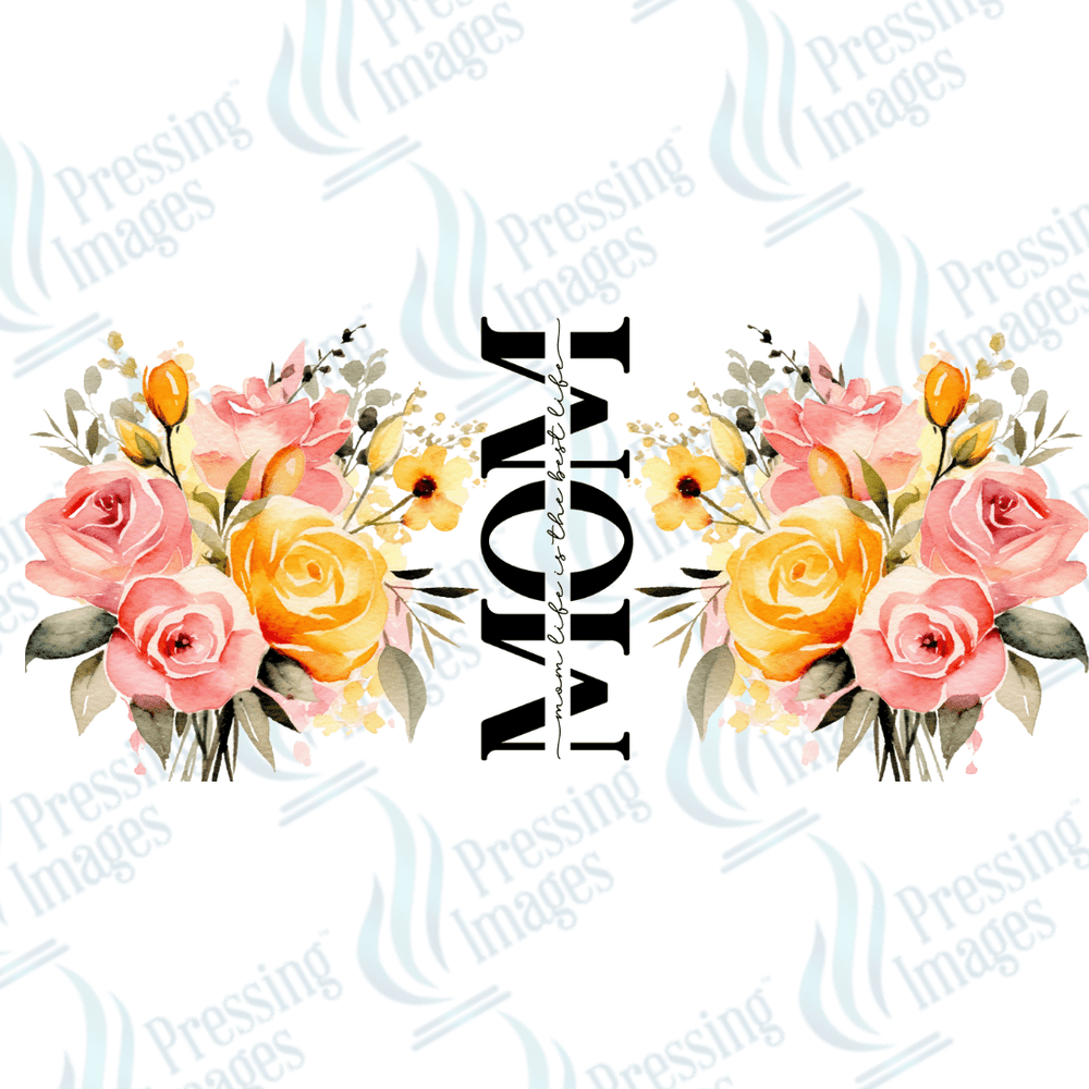 UVW 1373 Mom floral - Pressing Images