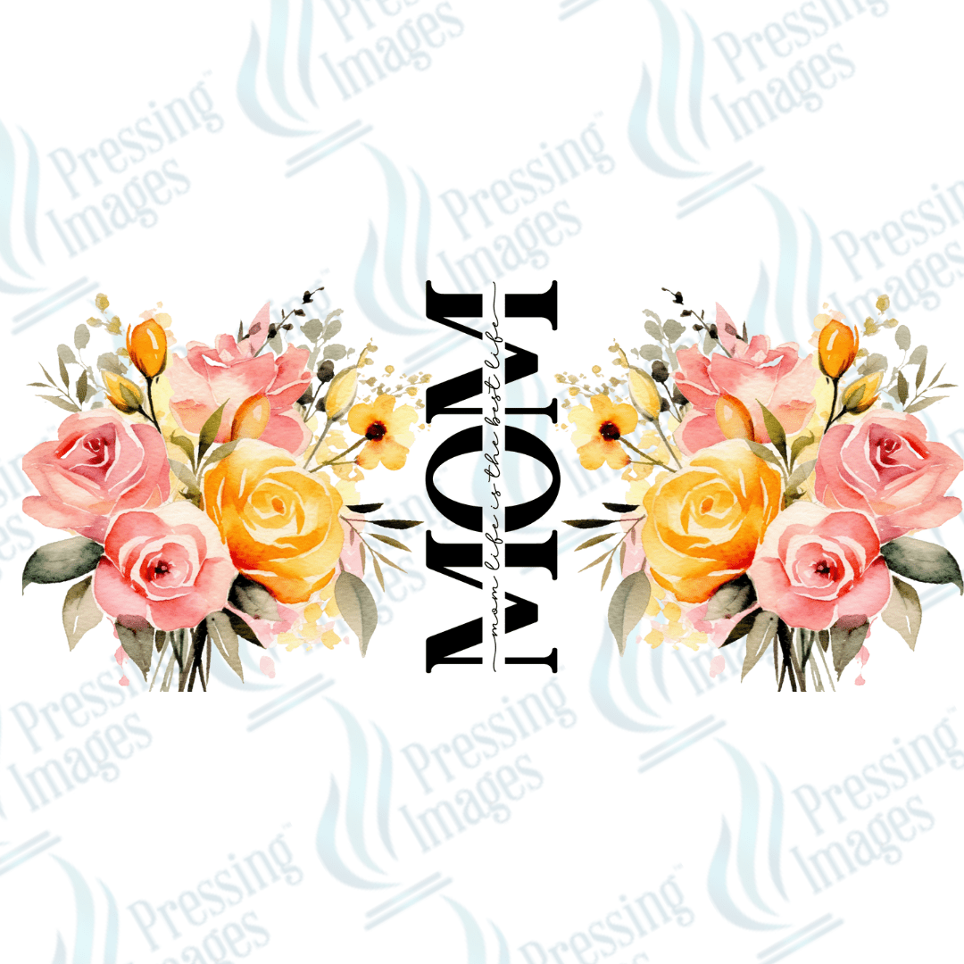 UVW 1373 Mom floral - Pressing Images