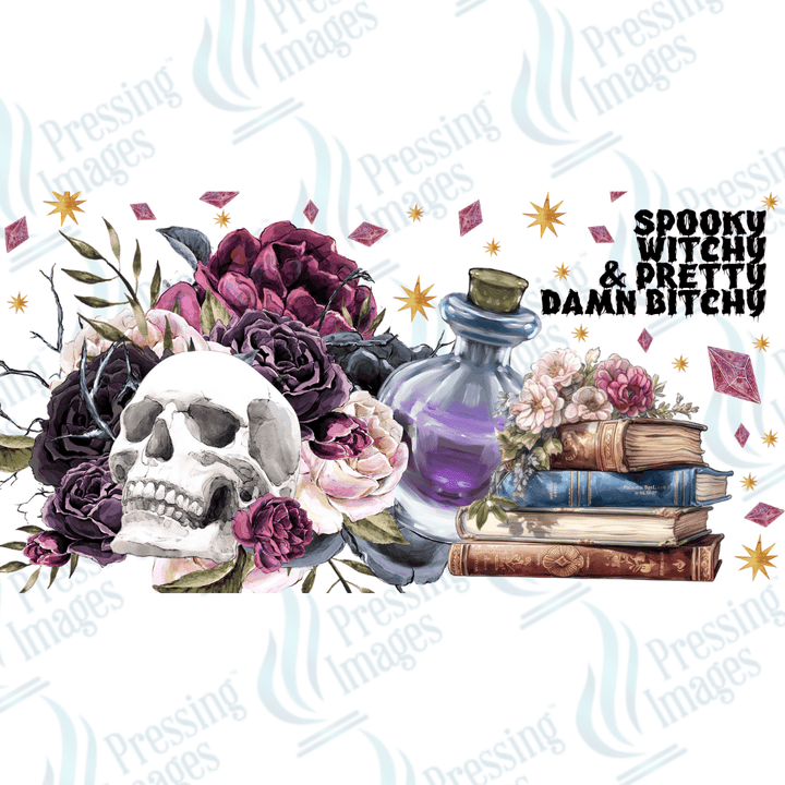 UVW 1376 Spooky witch - Pressing Images