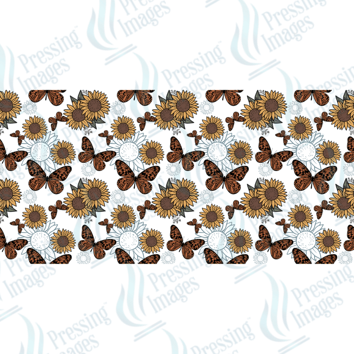 UVW 1382 Butterfly floral - Pressing Images