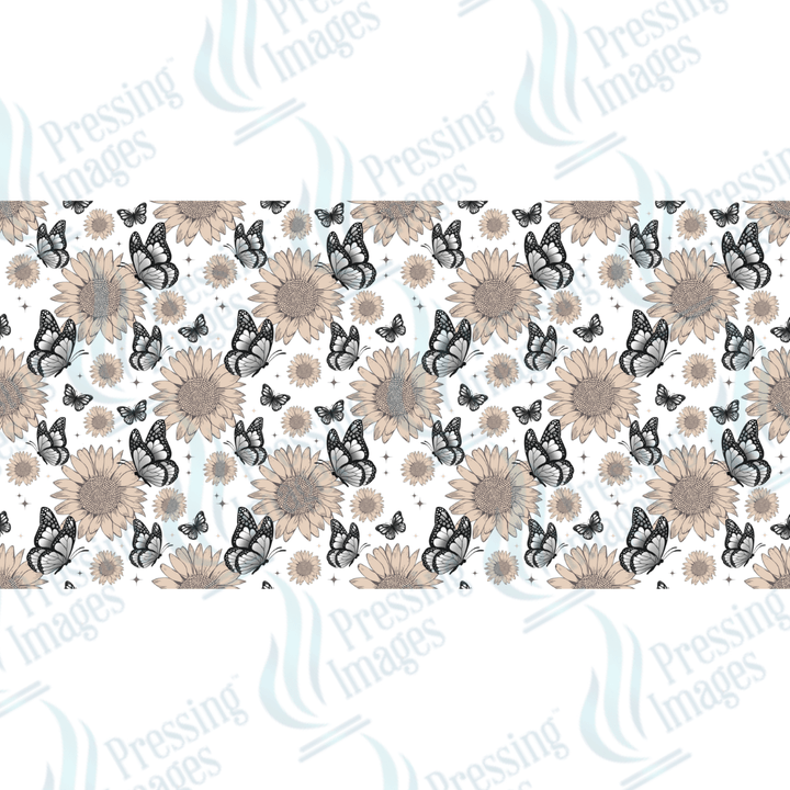 UVW 1390 Golden flowers - Pressing Images