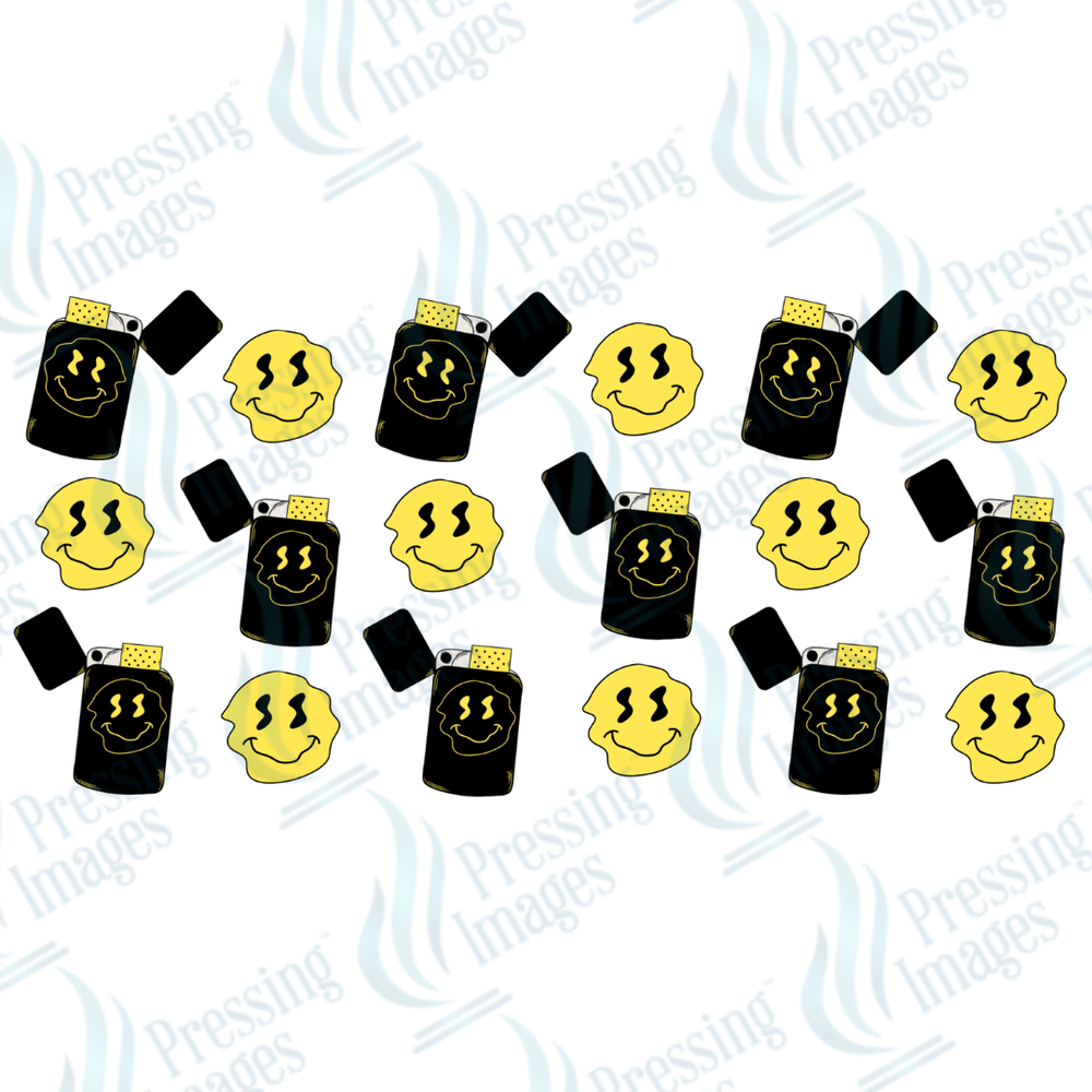 UVW 1420 Black yellow smile - Pressing Images