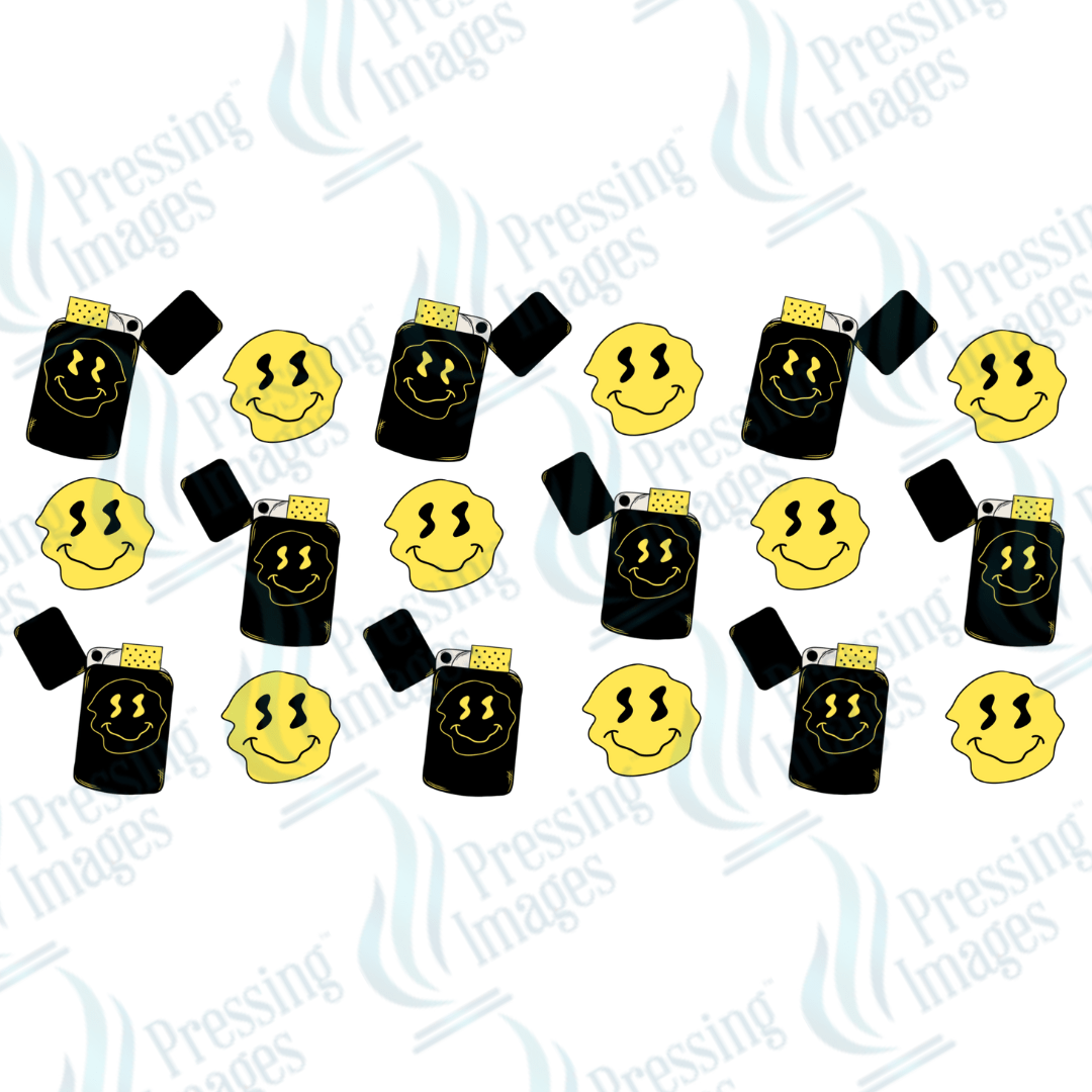 UVW 1420 Black yellow smile - Pressing Images