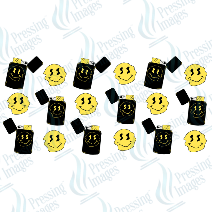 UVW 1420 Black yellow smile - Pressing Images