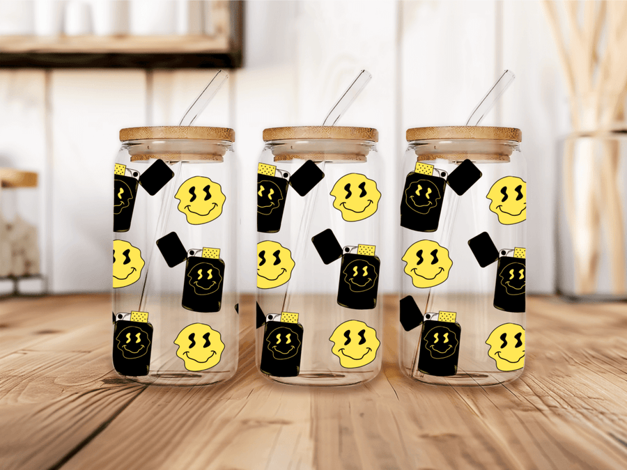 UVW 1420 Black yellow smile - Pressing Images