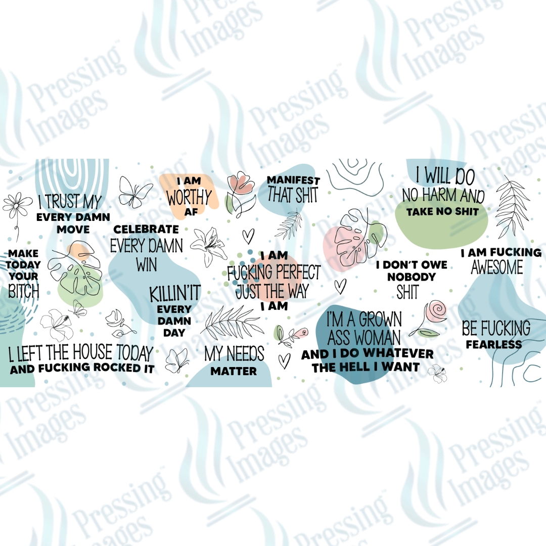 UVW 1449 I am fucking perfect - Pressing Images