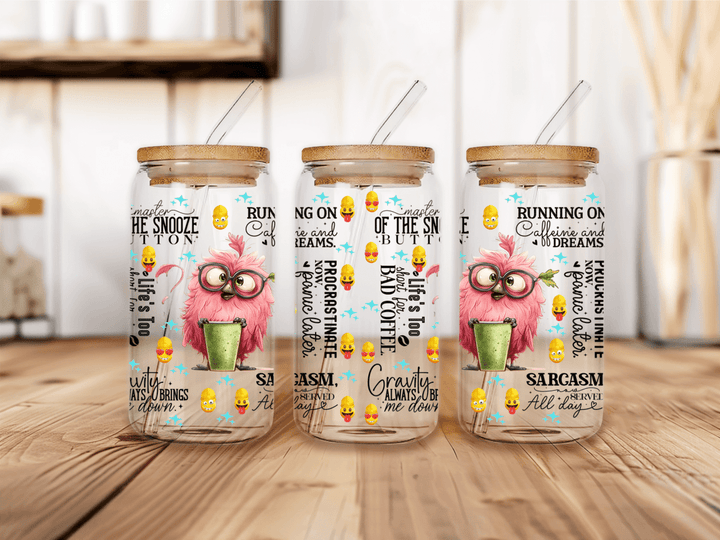 UVW 1455 Pink bird sarcasm - Pressing Images