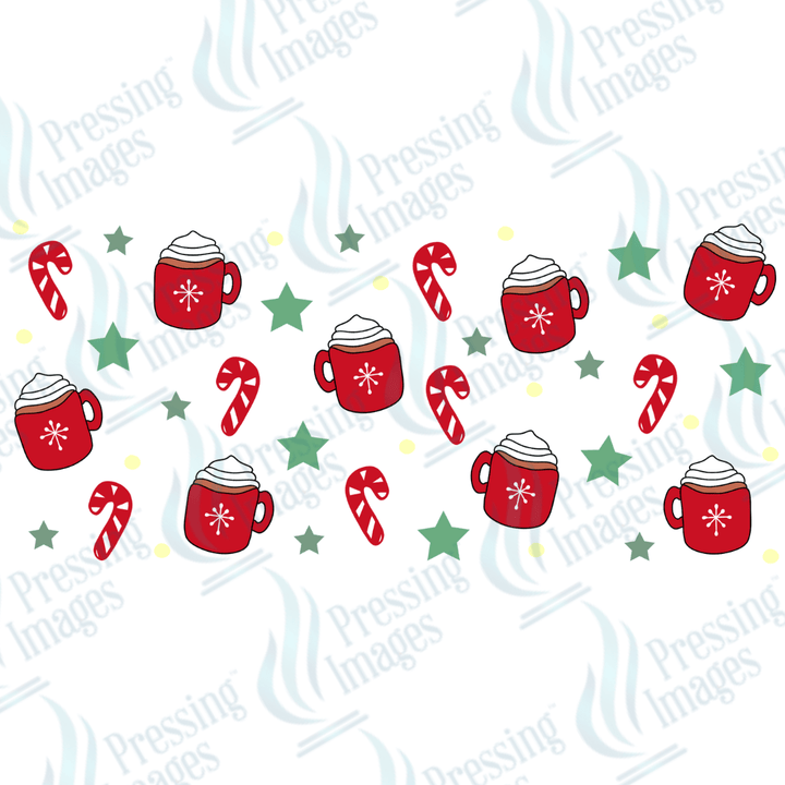 UVW 1466 Christmas hot cocoa - Pressing Images
