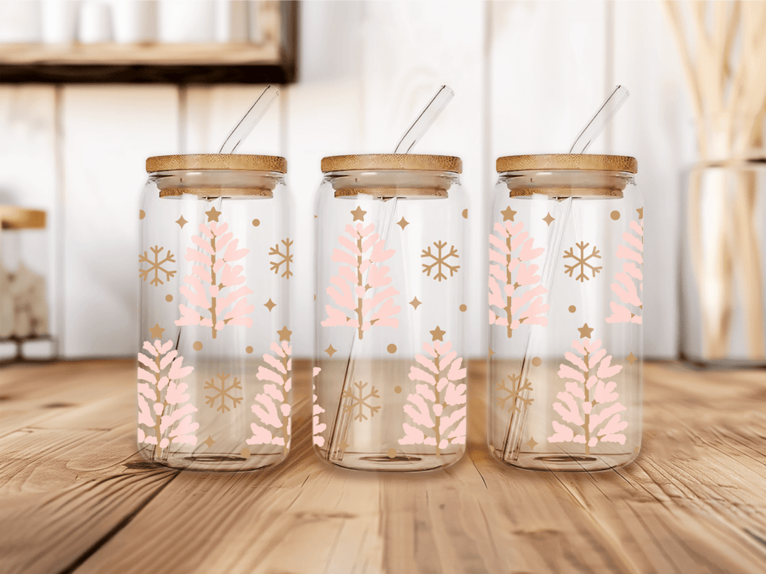 UVW 1469 Christmas trees and snowflakes - Pressing Images