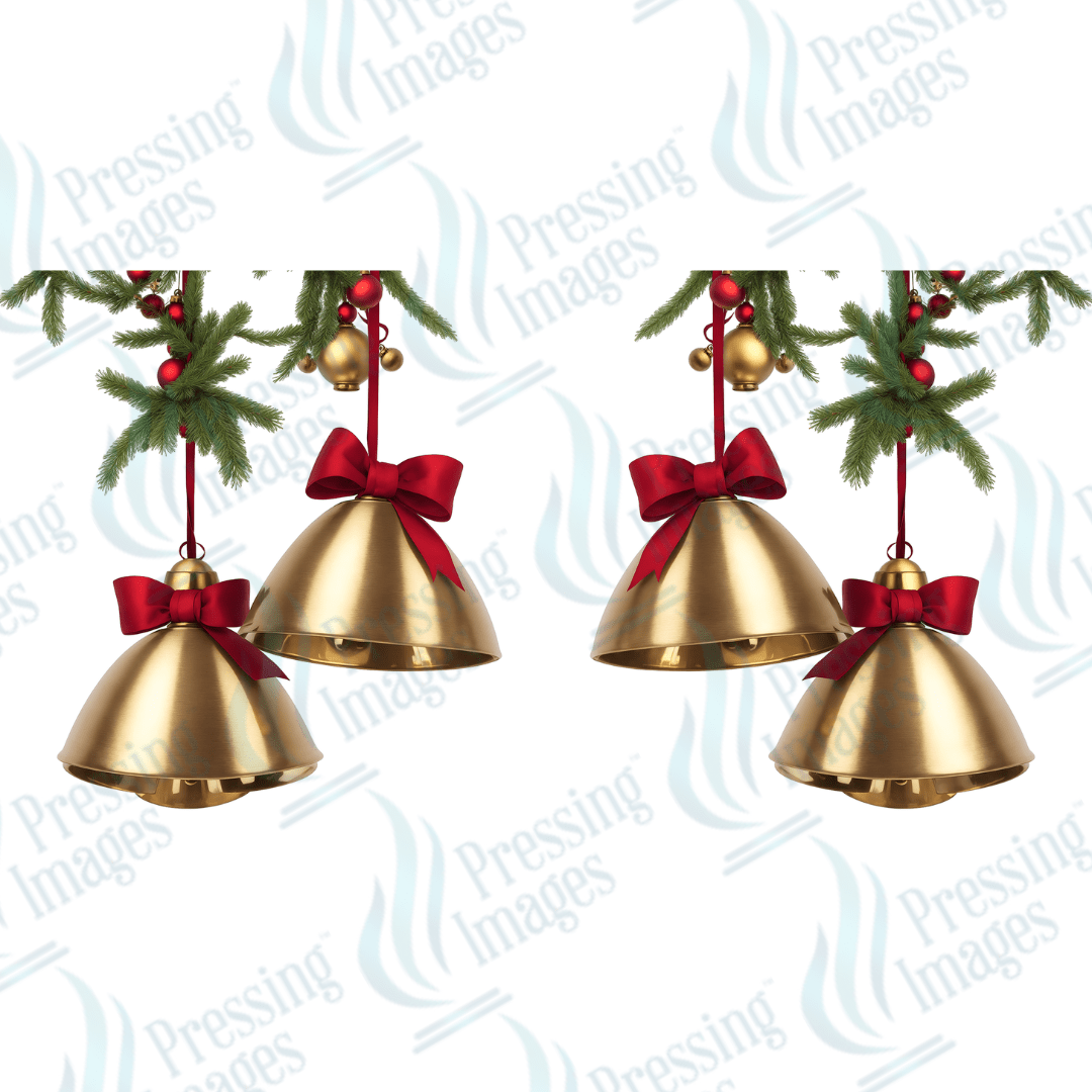 UVW 1473 Vintage Christmas bells - Pressing Images