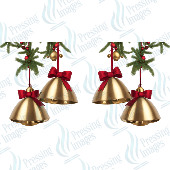 UVW 1473 Vintage Christmas bells - Pressing Images