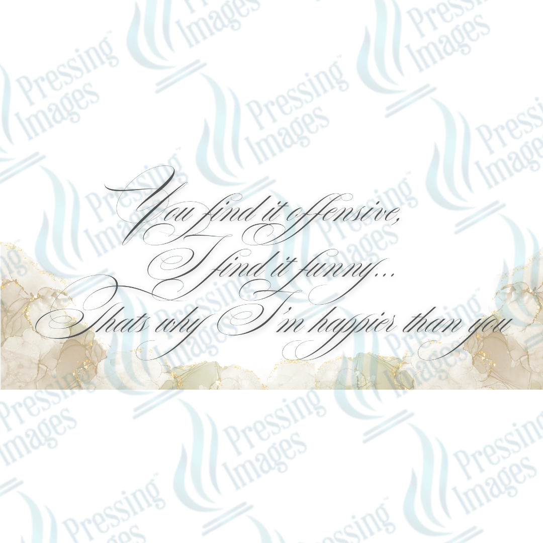 UVW 1489 You find it offensive - Pressing Images