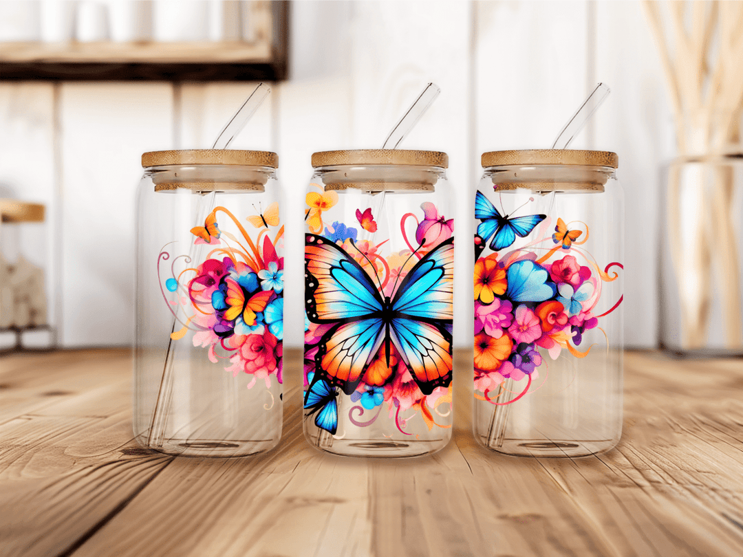 UVW 1501 Blue butterfly - Pressing Images