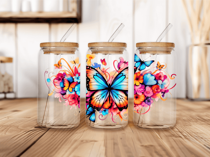 UVW 1501 Blue butterfly - Pressing Images