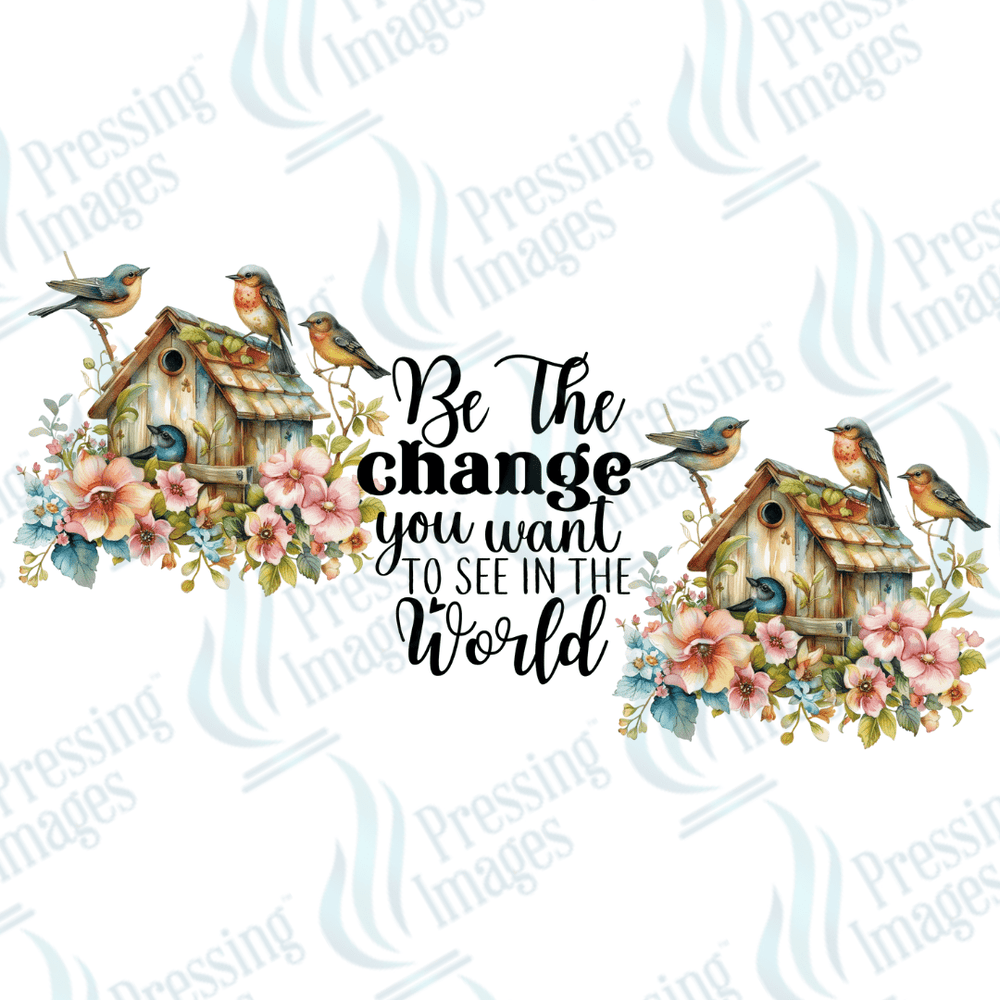 UVW 1533 Be the change birds - Pressing Images