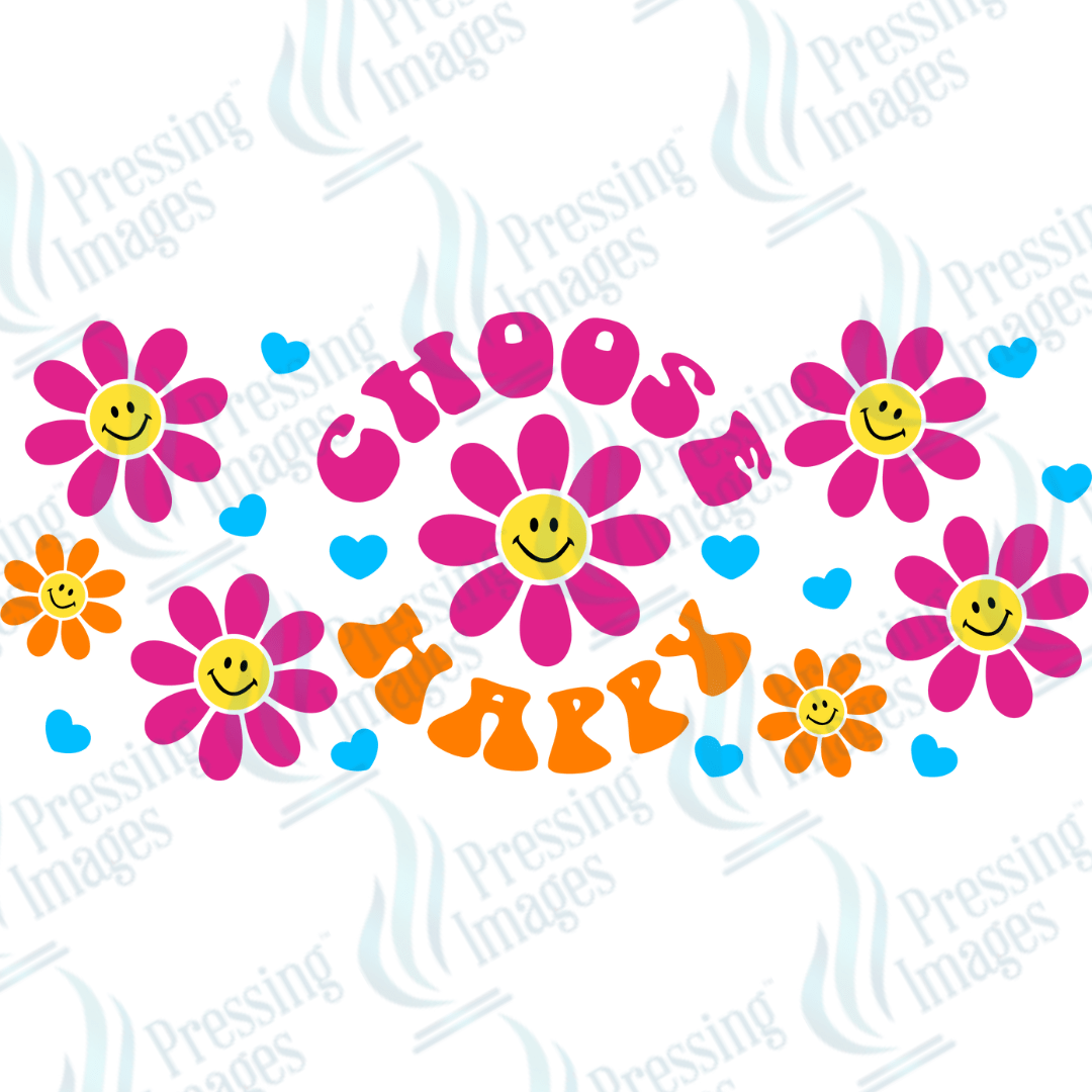 UVW 1542 Choose happy - Pressing Images