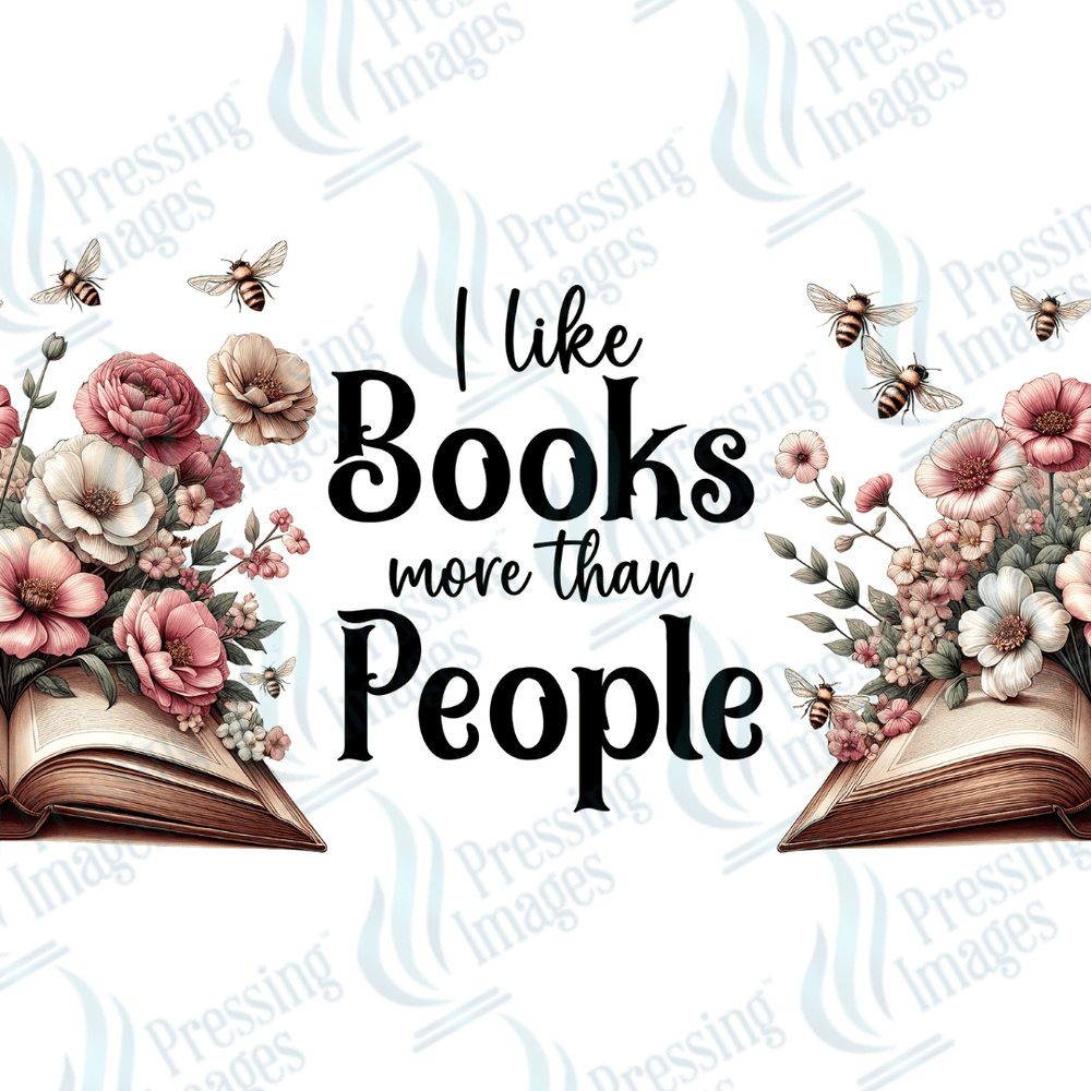 UVW 1563 I like books more than people - Pressing Images