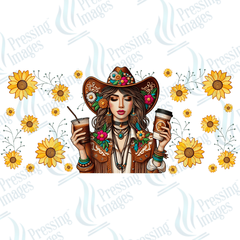 UVW 1597 Cowgirl coffee - Pressing Images