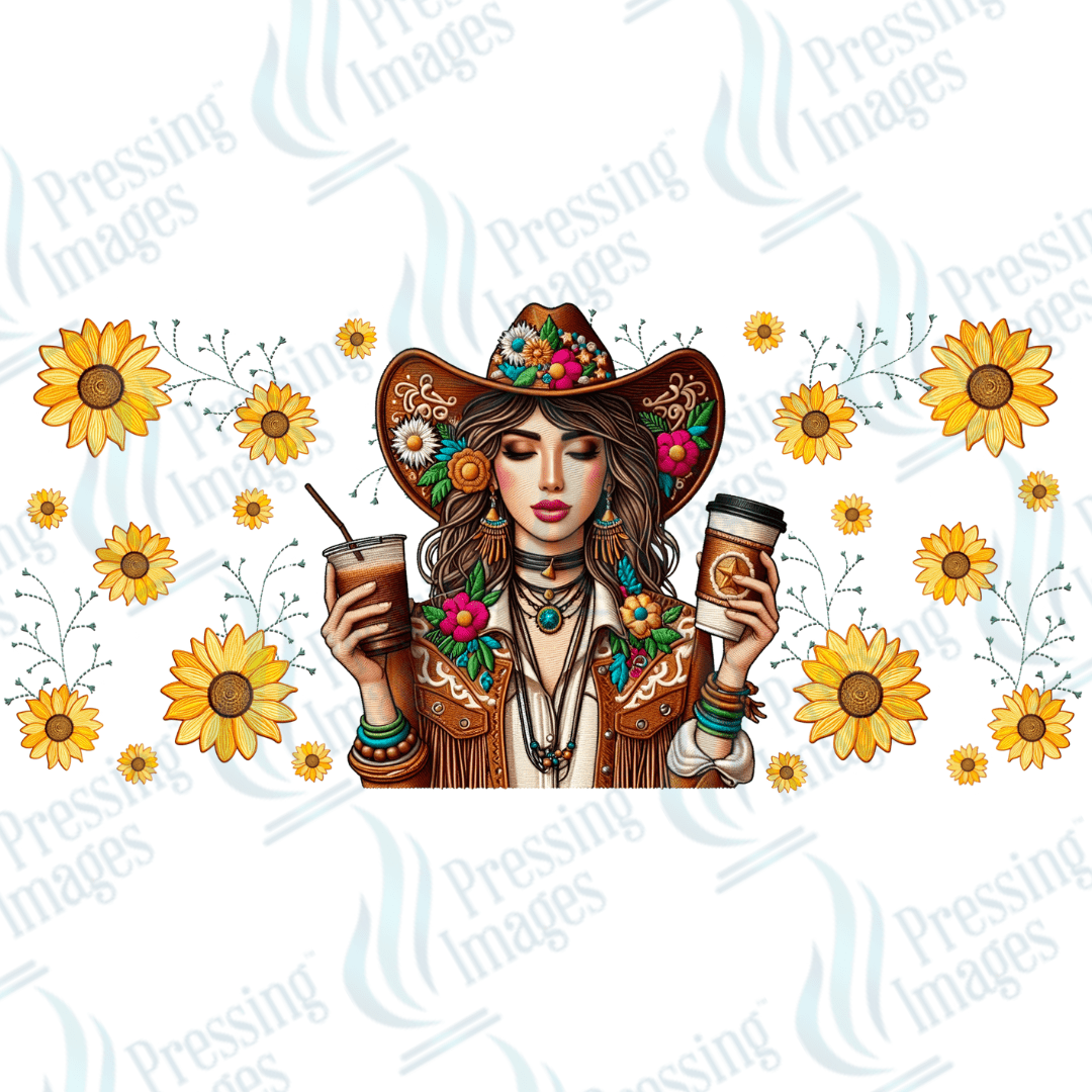 UVW 1597 Cowgirl coffee - Pressing Images
