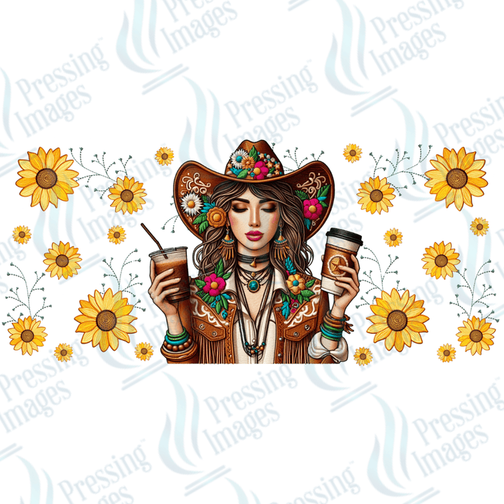 UVW 1597 Cowgirl coffee - Pressing Images