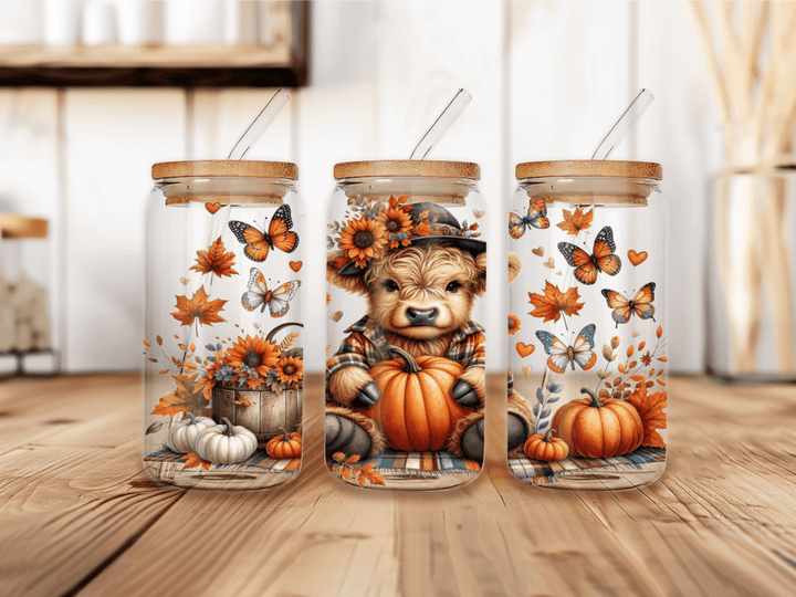 UVW 1601 Fall highland cow - Pressing Images