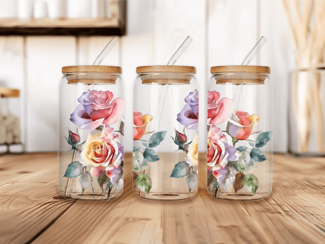 UVW 1624 Coloured roses - Pressing Images