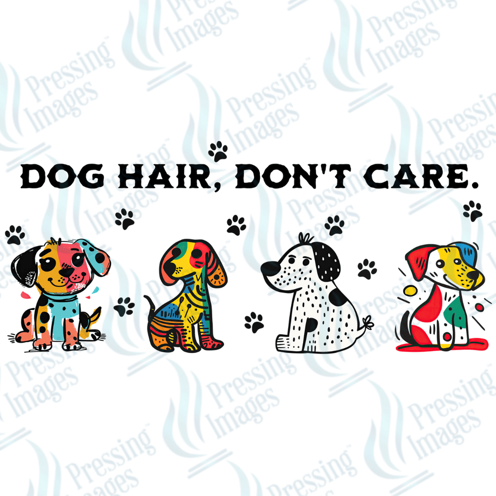 UVW 1634 Dog hair don't care - Pressing Images
