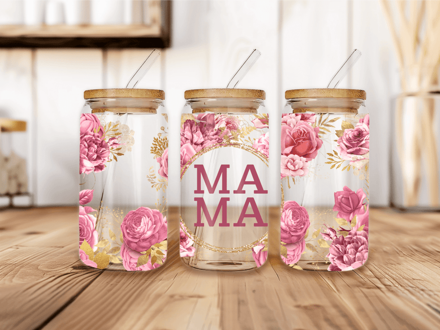 UVW 1638 Mama pink roses - Pressing Images