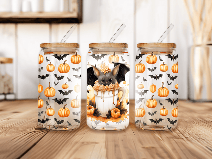 UVW 1657 Cute bat in latte - Pressing Images