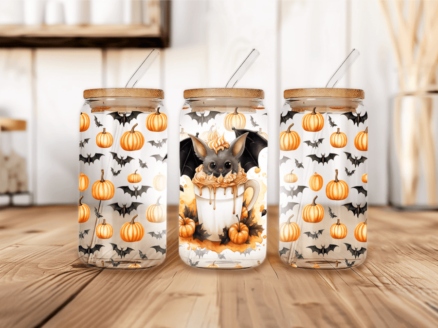 UVW 1657 Cute bat in latte - Pressing Images