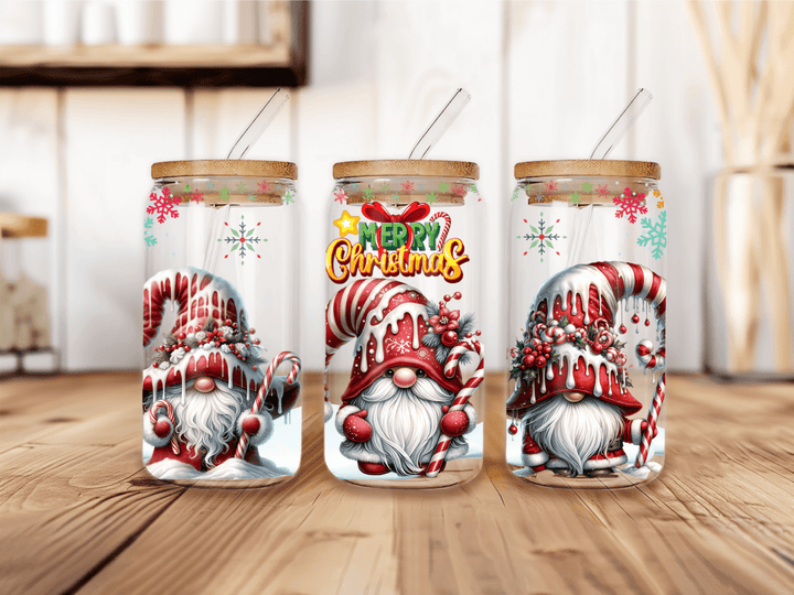 UVW 1682 Merry Christmas gnomes - Pressing Images