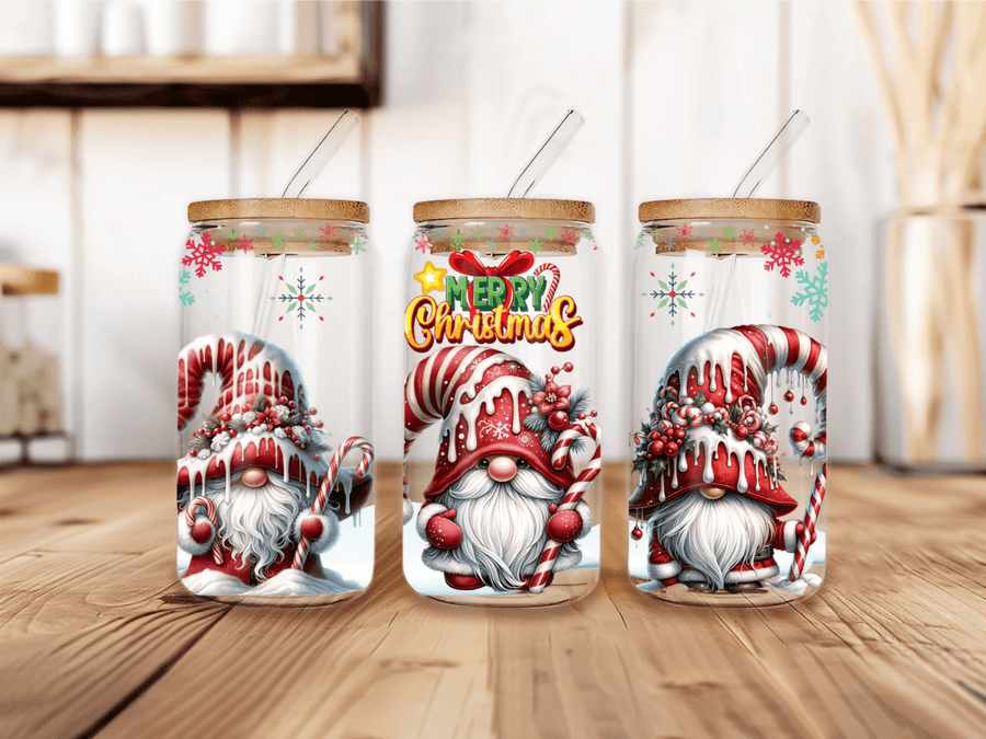 UVW 1682 Merry Christmas gnomes - Pressing Images