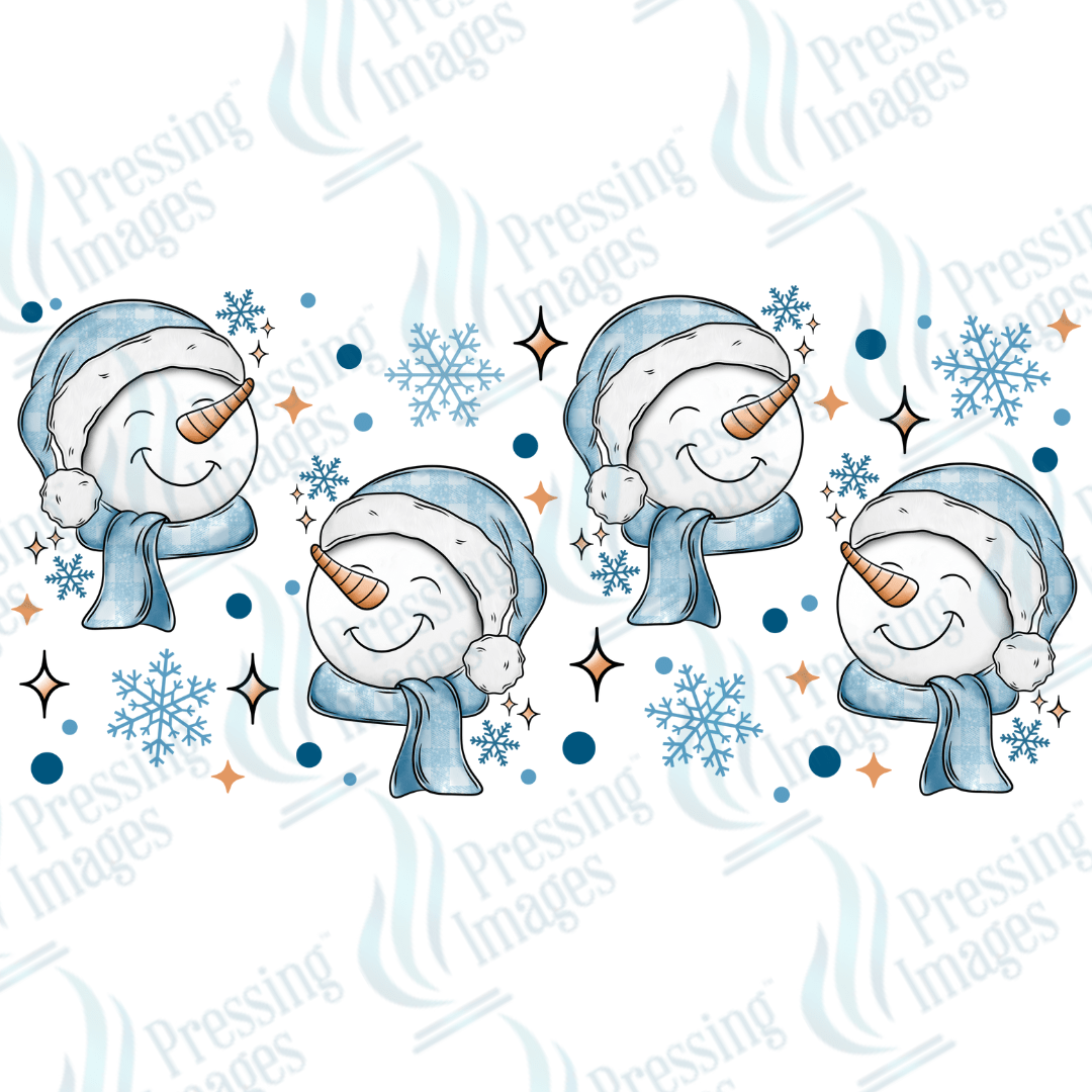 UVW 1707 Blue snowman - Pressing Images