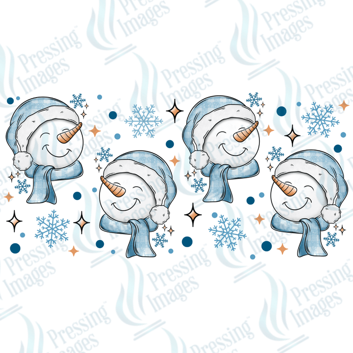 UVW 1707 Blue snowman - Pressing Images