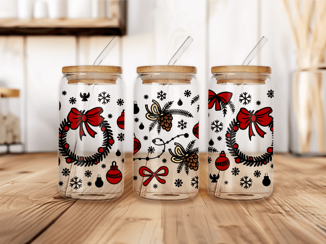 UVW 1708 Christmas wreath - Pressing Images