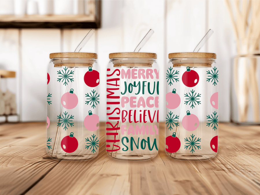 UVW 1713 Christmas words - Pressing Images