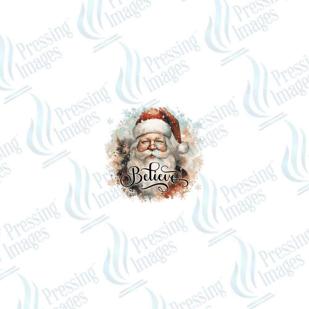 UVW 1714 Believe Santa - Pressing Images