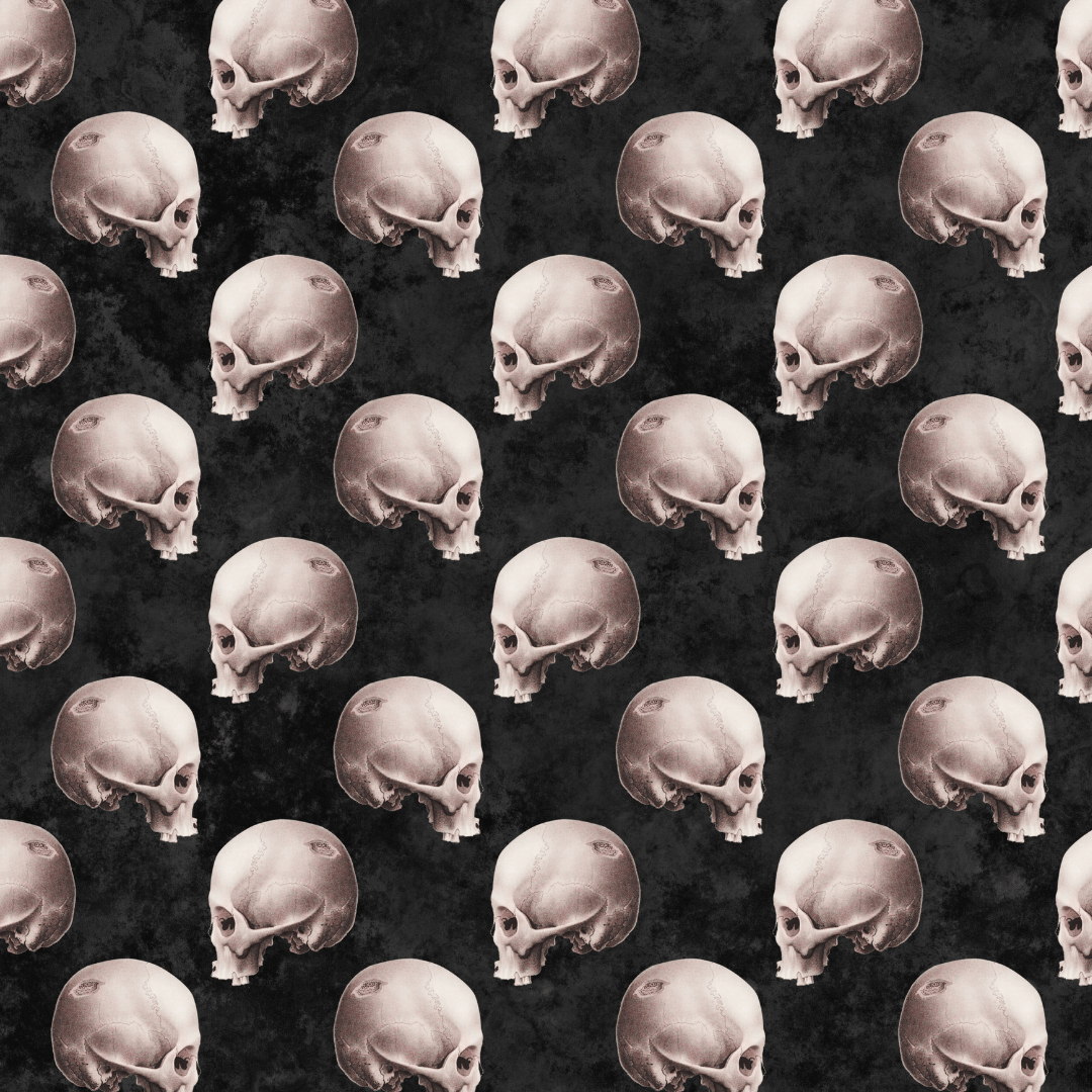 VP 1005 Pink Skulls - Pressing Images