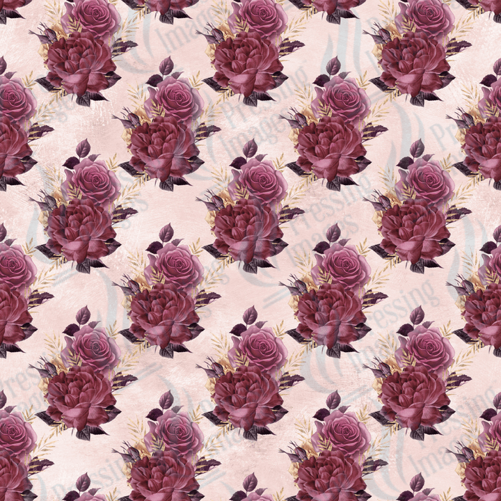 VP 1005 Pink Skulls - Pressing Images