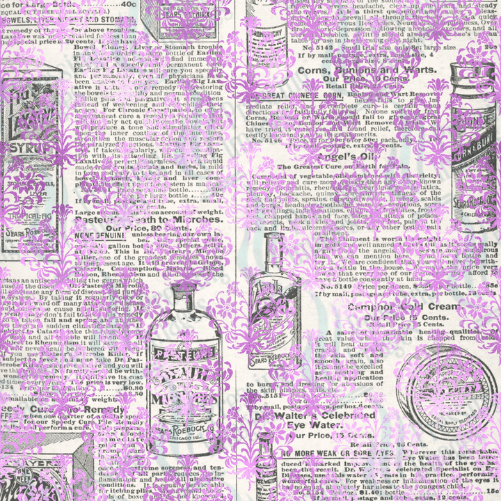 VP 1007 Lavender Ephemera - Pressing Images