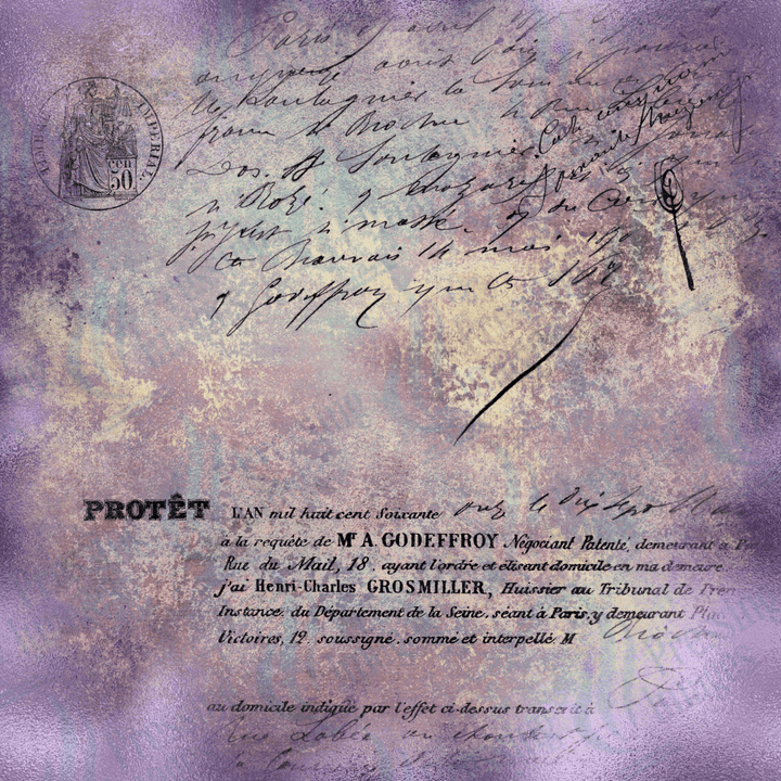 VP 1007 Lavender Ephemera - Pressing Images