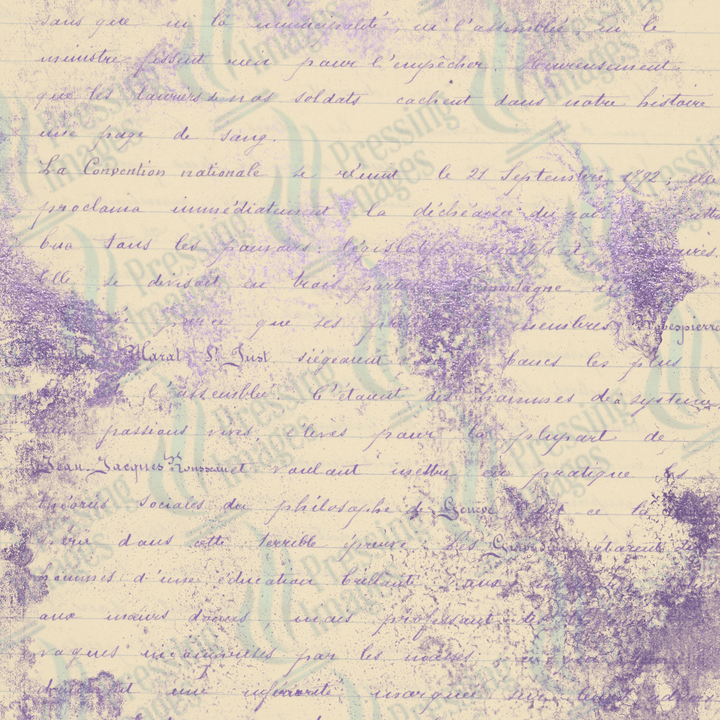 VP 1007 Lavender Ephemera - Pressing Images