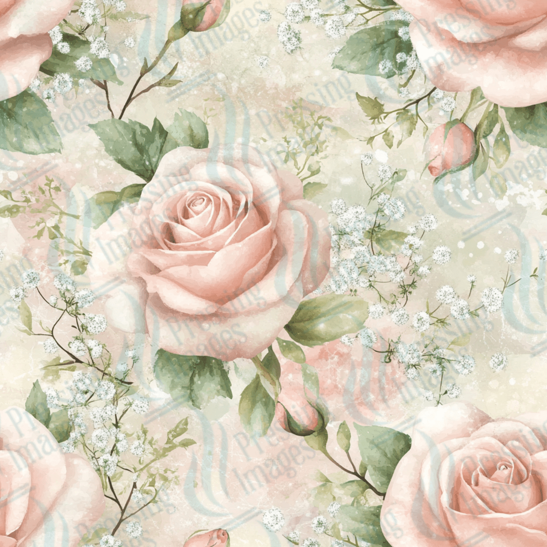 VP 1017 Sage and Roses - Pressing Images