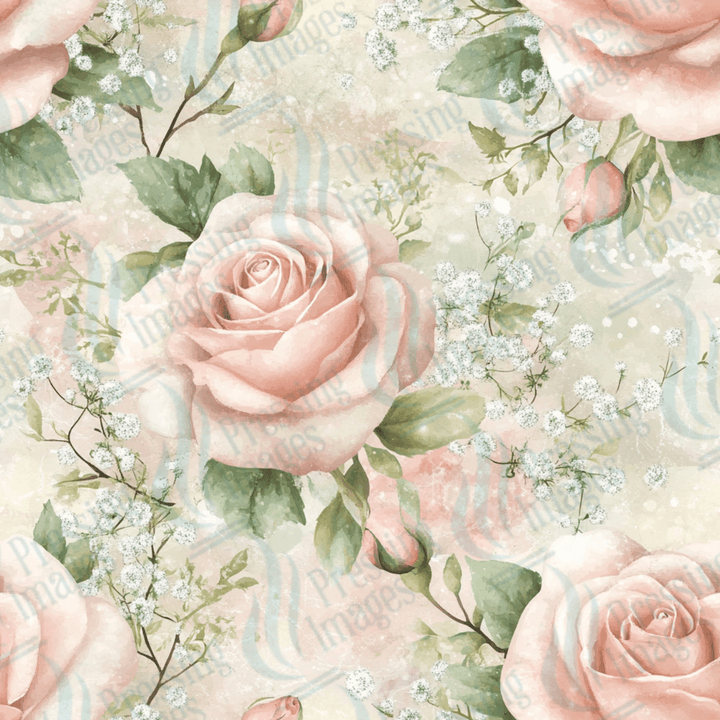 VP 1017 Sage and Roses - Pressing Images