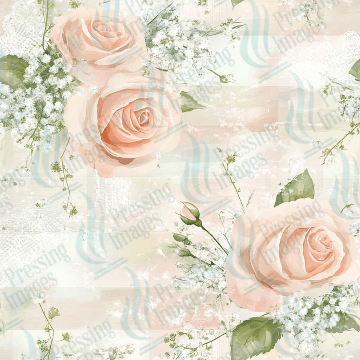 VP 1017 Sage and Roses - Pressing Images