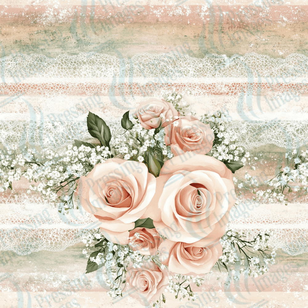 VP 1017 Sage and Roses - Pressing Images