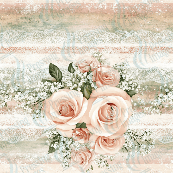 VP 1017 Sage and Roses - Pressing Images